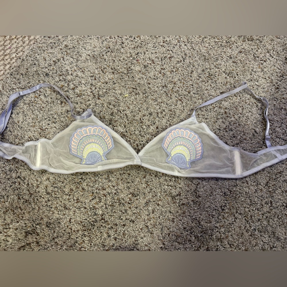 Urban Outfitters Seashell Sheer Bra